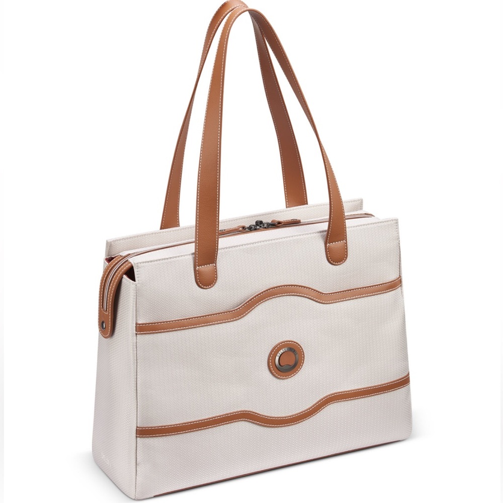 🆕Delsey Chatelet Air 2.0 16” Shoulder Computer Travel Bag in Angora